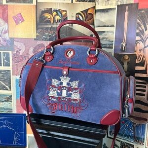 Vintage Juicy Couture “Sleep All Day Bark All Night” Dog Carrier